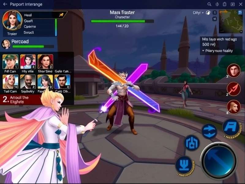 Haryanvi Vanguard Legends gameplay screenshot showing character selection